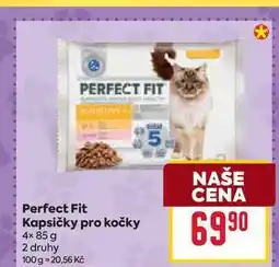 Billa Perfect Fit Kapsičky pro kočky 4x85 g nabídka