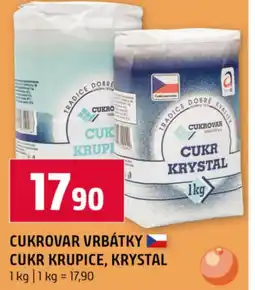 Terno Cukrovar vrbátky cukr krupice, krystal nabídka