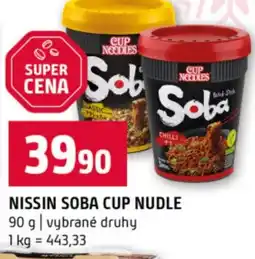 Terno Nissin soba cup nudle nabídka