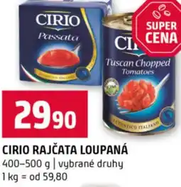 Terno Cirio rajčata loupaná nabídka