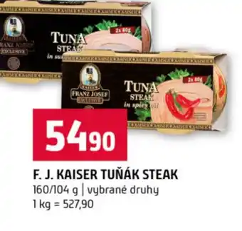 Terno F. j. kaiser tuňák steak nabídka