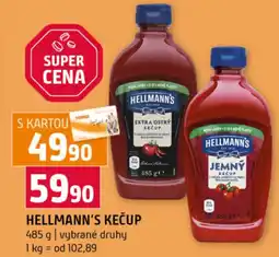 Terno Hellmann's kečup nabídka