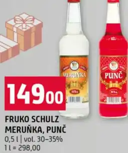 Terno Fruko schulz meruňka, punč nabídka