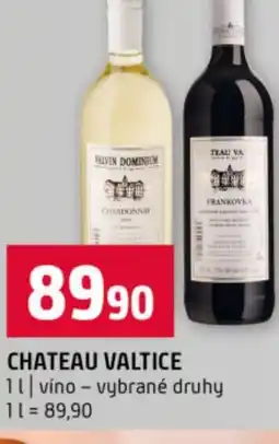 Terno Chateau valtice nabídka