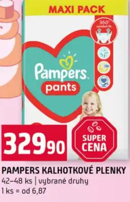 Terno Pampers kalhotkové plenky nabídka