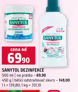 Terno Sanytol dezinfekce nabídka