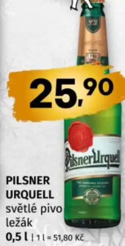 Terno Pilsner urquell světlé pivo nabídka