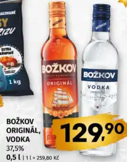 Terno Božkov originál, vodka nabídka