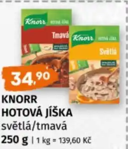 Terno KNORR Hotová jíška světlá/tmavá nabídka