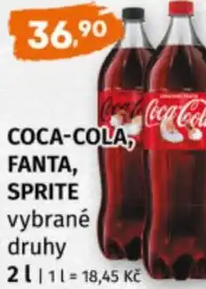 Terno Coca-cola, fanta, sprite nabídka