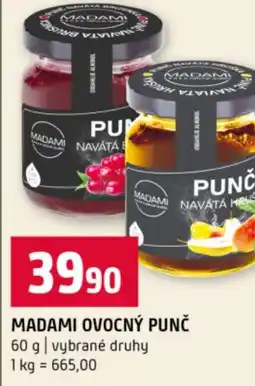 Terno Madami ovocný punč nabídka