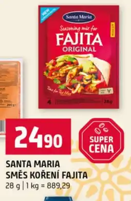 Terno Santa maria směs koření fajita nabídka
