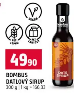 Terno Bombus datlový sirup nabídka