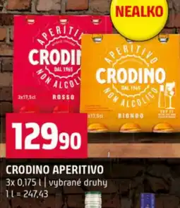Terno Crodino aperitivo nabídka
