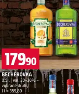 Terno Becherovka nabídka