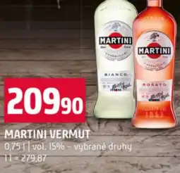 Terno Martini vermut nabídka