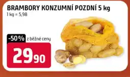 Terno Brambory konzumní pozdní nabídka