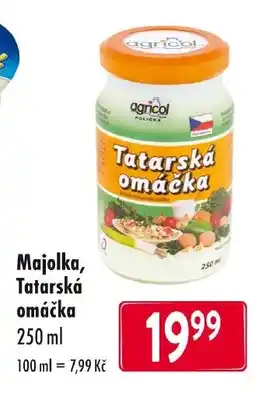 Qanto Majolka, Tatarská omáčka nabídka
