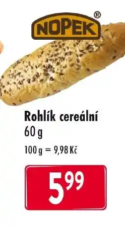 Qanto Rohlík cereální nabídka