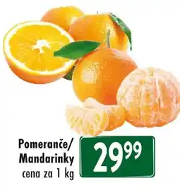 Qanto Pomeranče/ Mandarinky nabídka