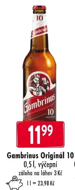 Qanto Gambrinus Originál 10 nabídka