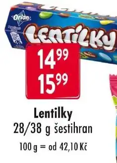 Qanto Lentilky šestihran nabídka