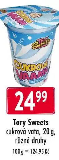 Qanto Tary Sweets cukrová vata nabídka