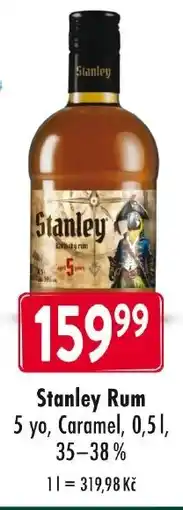 Qanto Stanley Rum 5 yo, Caramel nabídka