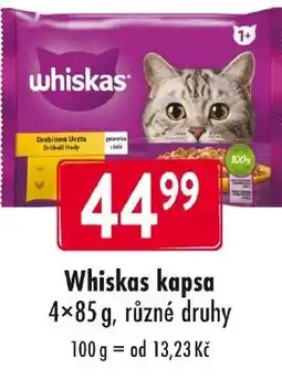Qanto Whiskas kapsa nabídka