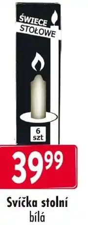 Qanto Svíčka stolní bílá nabídka