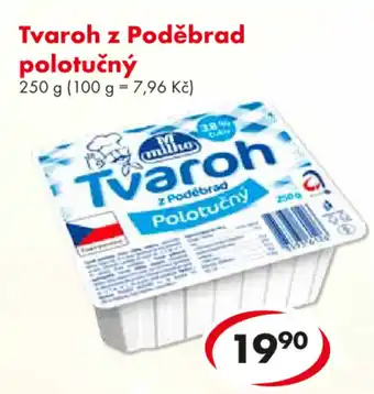 Tvaroh z Poděbrad polotučný