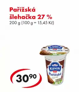 CBA Kunin Pařížská šlehačka 27% nabídka