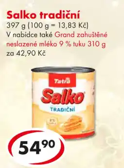 CBA Tatra Salko tradiční nabídka