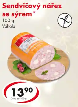 CBA Sendvičový nářez se sýrem nabídka