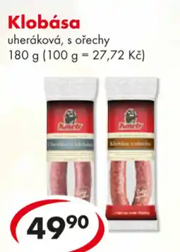 CBA Klobása nabídka