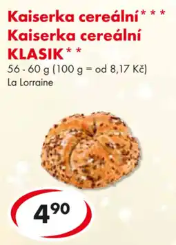 CBA Kaiserka cereální Kaiserka cereální Klasik nabídka