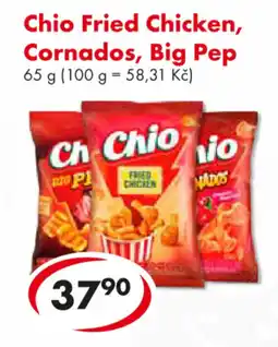 CBA Chio Fried Chicken, Cornados, Big Pep nabídka
