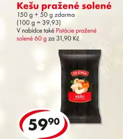 CBA Kešu pražené solené nabídka