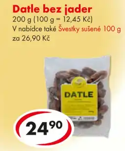 CBA Datle bez jader nabídka