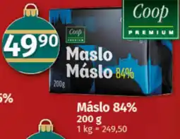 COOP TIP Coop Máslo 84% nabídka