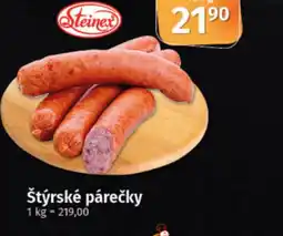 COOP TIP Štýrské párečky nabídka