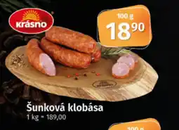 COOP TIP Šunková klobása nabídka