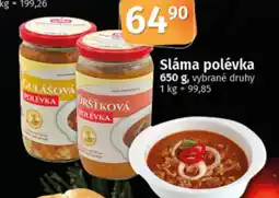 COOP TIP Sláma polévka nabídka
