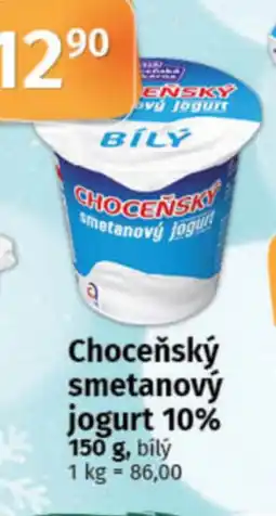 COOP TIP Choceňský smetanový jogurt 10% nabídka