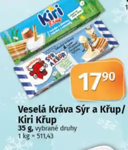 COOP TIP Veselá Kráva Sýr a křup/ Kiri Křup nabídka