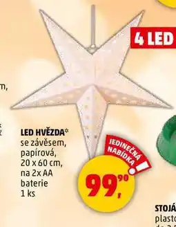 Penny Market LED HVĚZDA, 1 ks nabídka