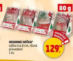 Penny Market OZDOBNÁ SVÍČKA, 1 ks nabídka