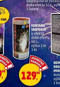 Penny Market FONTÁNA SANTORIN, 1 ks nabídka