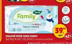 Penny Market TOALETNÍ PAPÍR TENTO FAMILY, 8 rolí nabídka