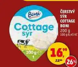 Penny Market ČERSTVÝ SÝR COTTAGE BONI, 200 g nabídka